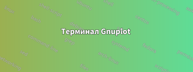 Терминал Gnuplot