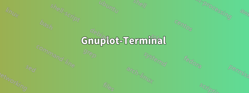 Gnuplot-Terminal