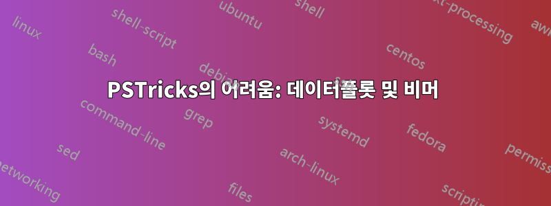 PSTricks의 어려움: 데이터플롯 및 비머