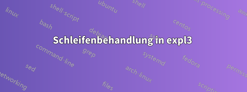 Schleifenbehandlung in expl3