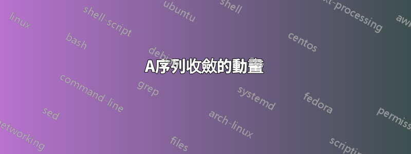 A序列收斂的動畫