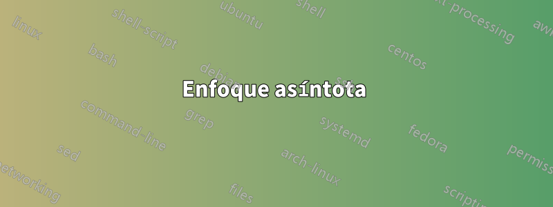 Enfoque asíntota