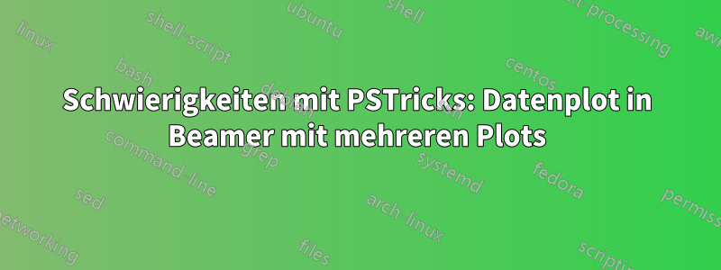 Schwierigkeiten mit PSTricks: Datenplot in Beamer mit mehreren Plots