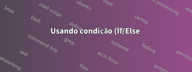 Usando condição (If/Else) dentro do loop (For) no Tikz