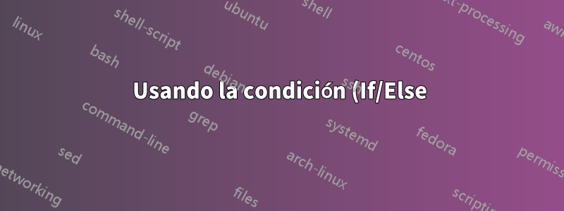 Usando la condición (If/Else) dentro del bucle (For) en Tikz