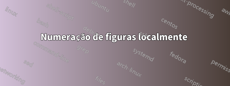 Numeração de figuras localmente