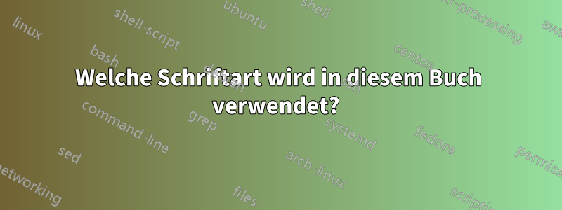 Welche Schriftart wird in diesem Buch verwendet? 