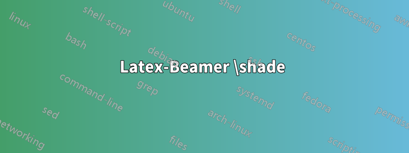 Latex-Beamer \shade