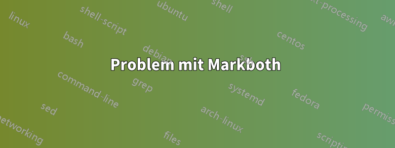 Problem mit Markboth