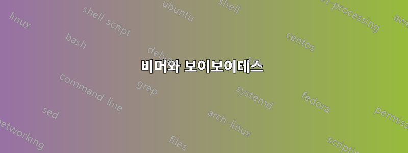 비머와 보이보이테스