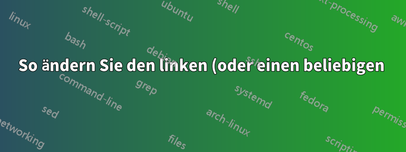 So ändern Sie den linken (oder einen beliebigen) Rand für die Versumgebung