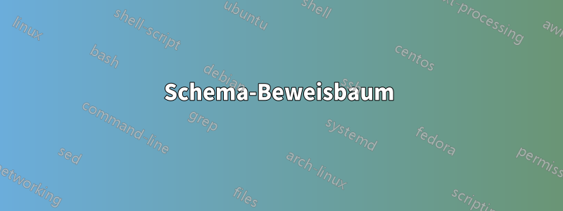 Schema-Beweisbaum