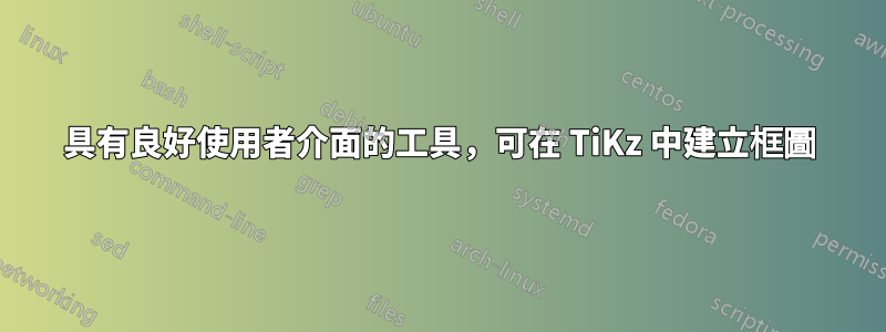 具有良好使用者介面的工具，可在 TiKz 中建立框圖