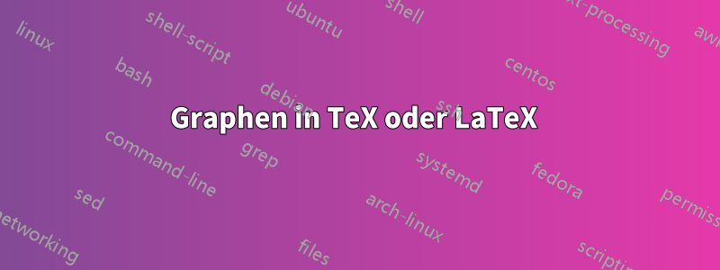 Graphen in TeX oder LaTeX 