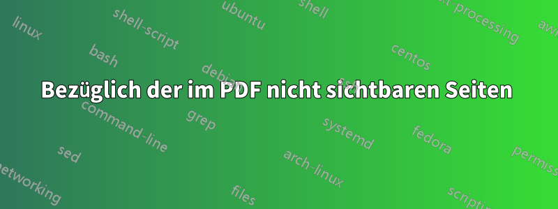 Bezüglich der im PDF nicht sichtbaren Seiten