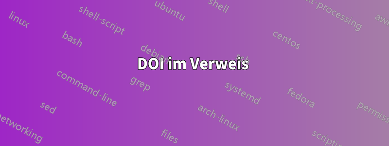 DOI im Verweis