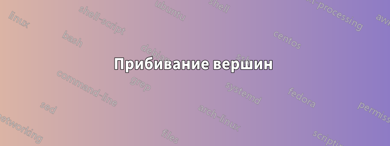 Прибивание вершин