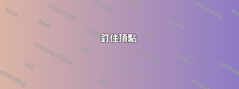 釘住頂點