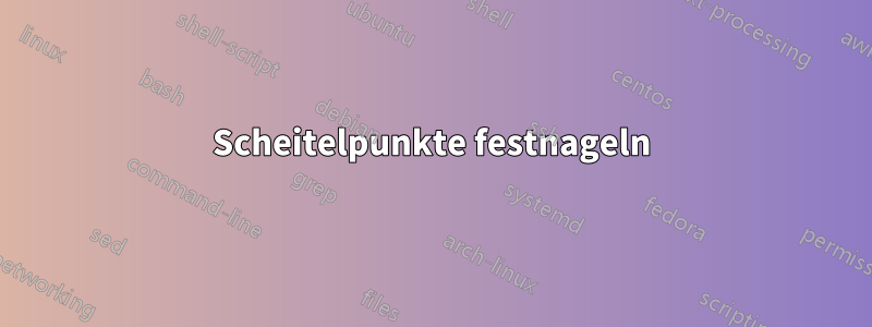 Scheitelpunkte festnageln