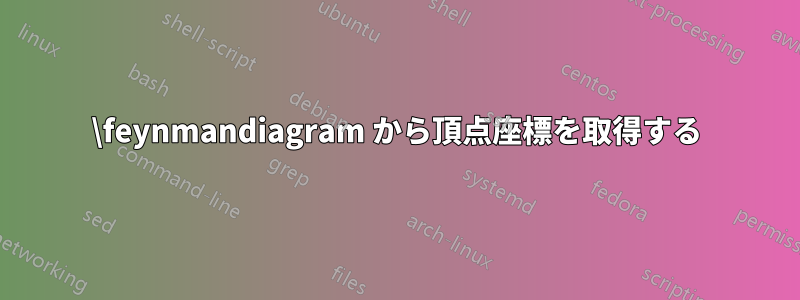 \feynmandiagram から頂点座標を取得する