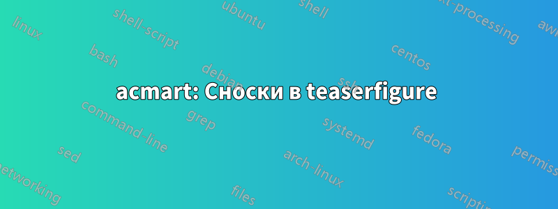 acmart: Сноски в teaserfigure