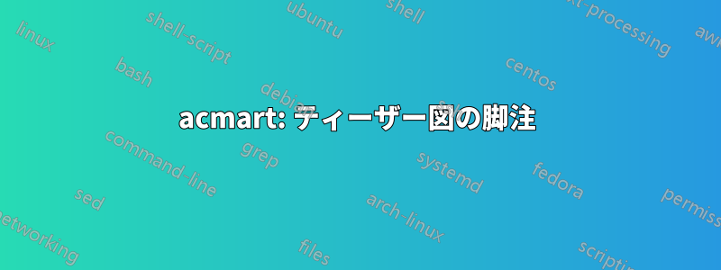 acmart: ティーザー図の脚注