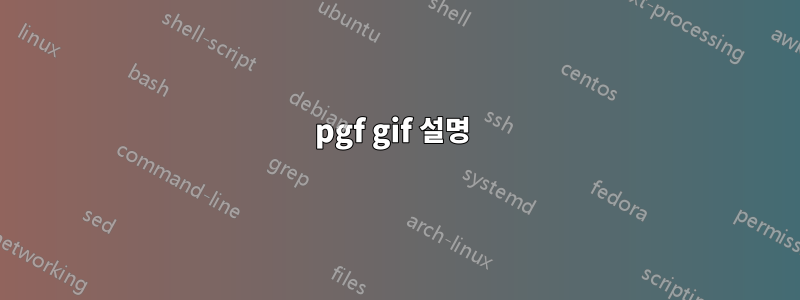 pgf gif 설명 