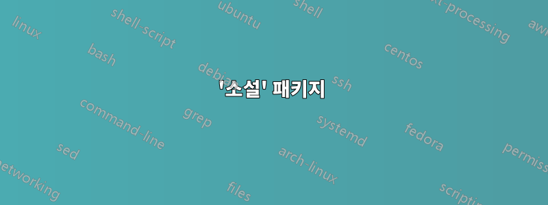 '소설' 패키지