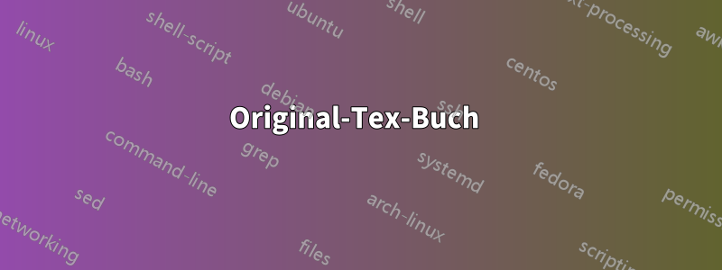 Original-Tex-Buch 