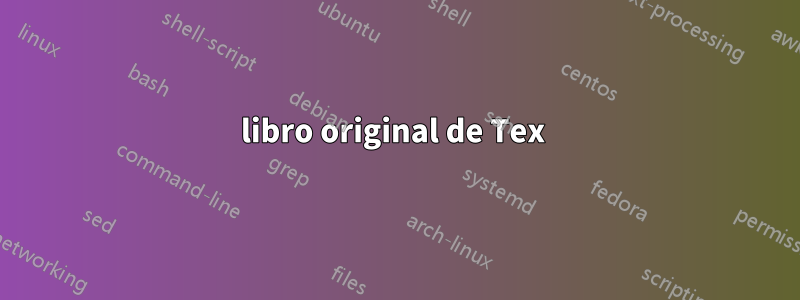 libro original de Tex 