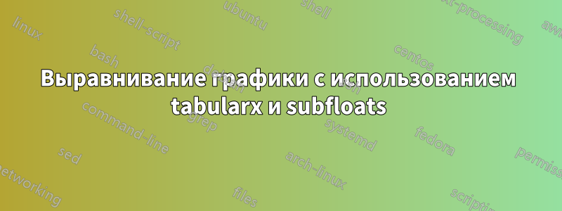 Выравнивание графики с использованием tabularx и subfloats