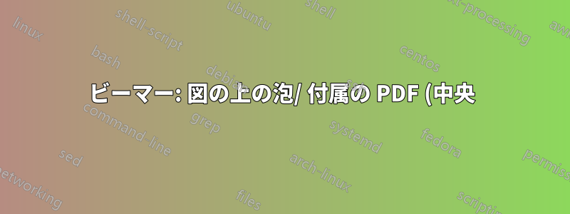 ビーマー: 図の上の泡/ 付属の PDF (中央)