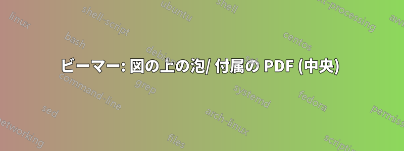 ビーマー: 図の上の泡/ 付属の PDF (中央)