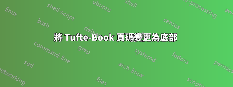 將 Tufte-Book 頁碼變更為底部