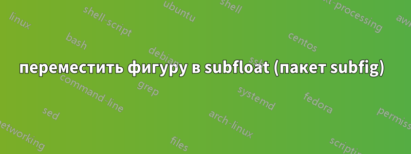 переместить фигуру в subfloat (пакет subfig) 