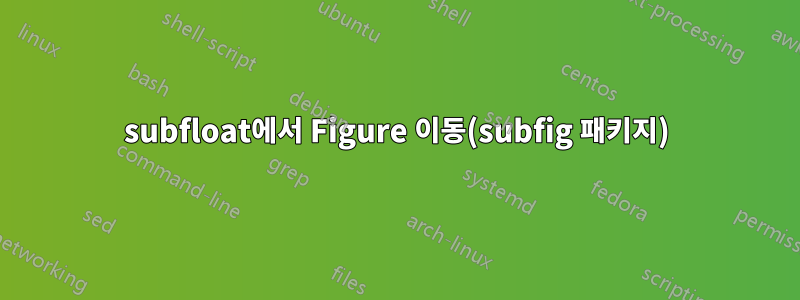 subfloat에서 Figure 이동(subfig 패키지)