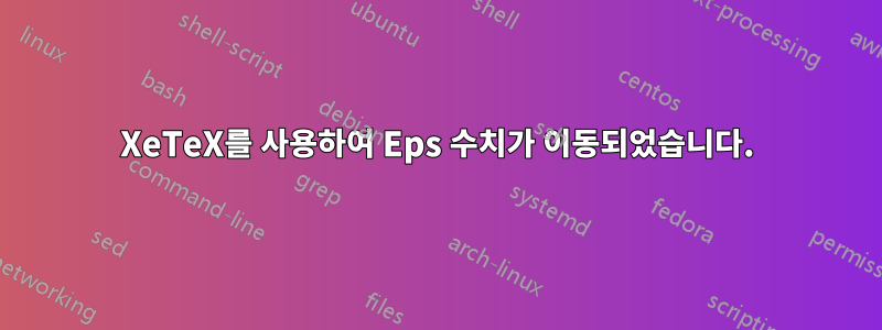 XeTeX를 사용하여 Eps 수치가 이동되었습니다.