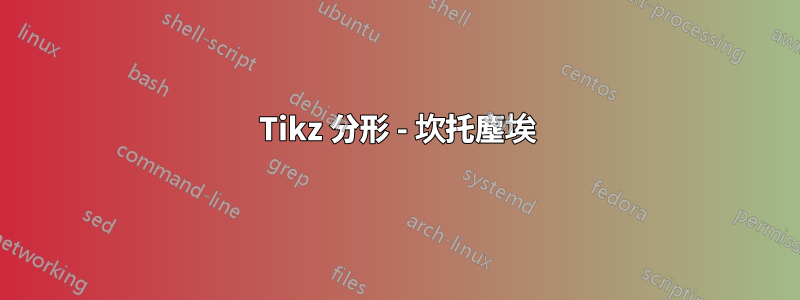 Tikz 分形 - 坎托塵埃