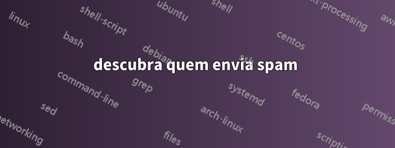 descubra quem envia spam