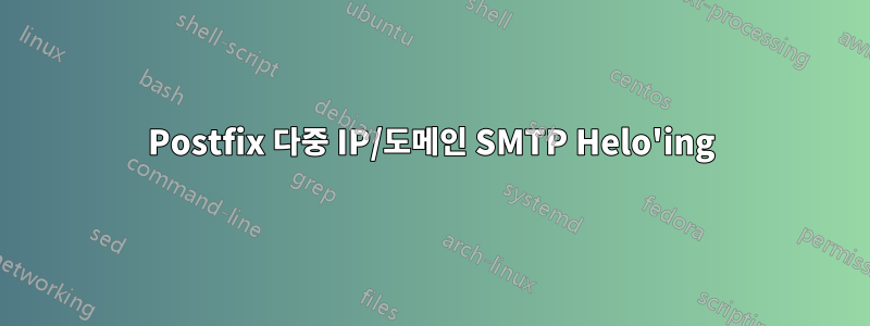 Postfix 다중 IP/도메인 SMTP Helo'ing