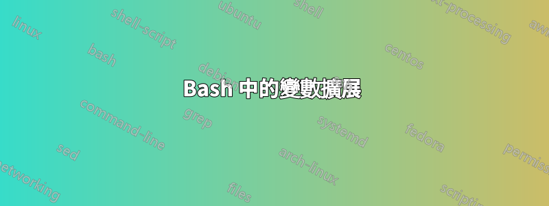 Bash 中的變數擴展
