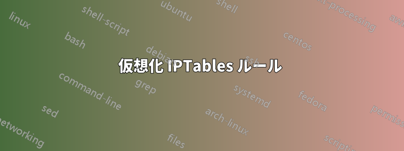 仮想化 IPTables ルール