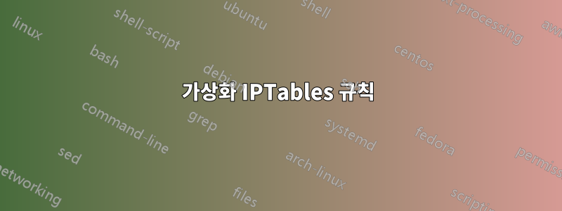 가상화 IPTables 규칙