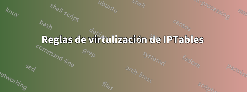 Reglas de virtulización de IPTables