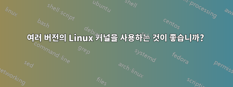 여러 버전의 Linux 커널을 사용하는 것이 좋습니까?