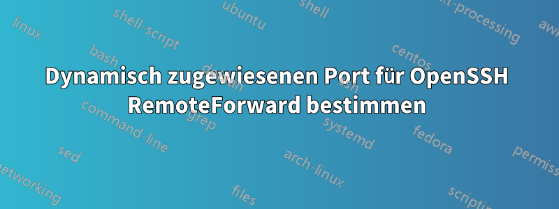 Dynamisch zugewiesenen Port für OpenSSH RemoteForward bestimmen