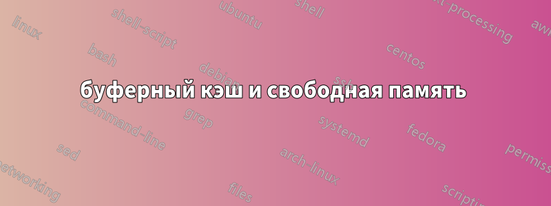 буферный кэш и свободная память