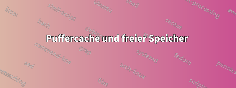 Puffercache und freier Speicher