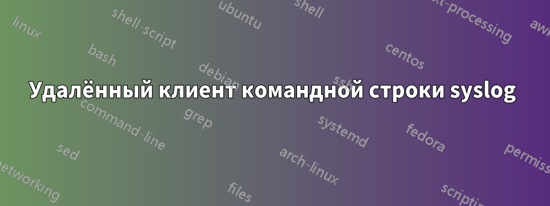 Удалённый клиент командной строки syslog