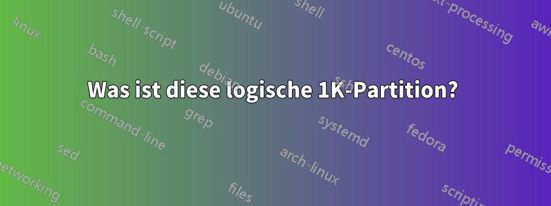 Was ist diese logische 1K-Partition?